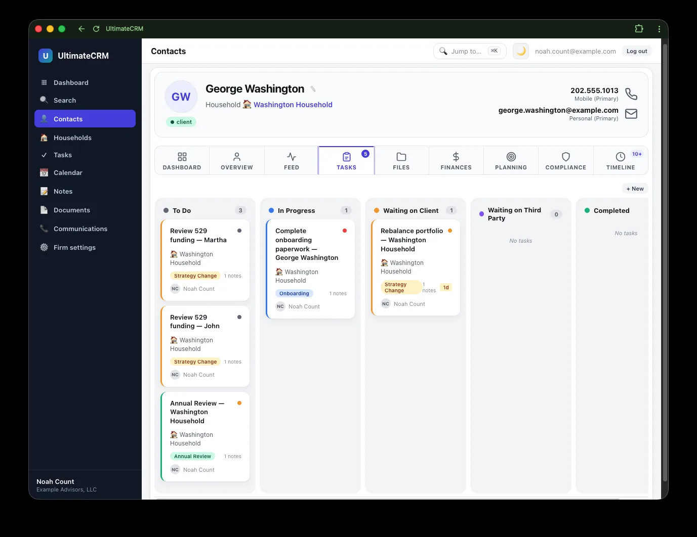 Pipeline board screenshot